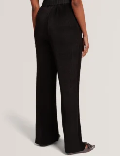 Plissee-Hose zum Hineinschlüpfen mit weitem Bein