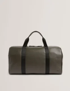 Reisetasche aus genarbtem Kunstleder