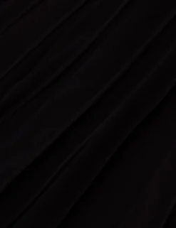 Ärmelloses Midikleid mit Faltendetails