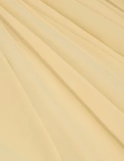 Ärmelloses Midikleid mit Faltendetails