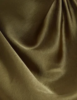 Ärmelloses Top aus Satin mit Wasserfallausschnitt