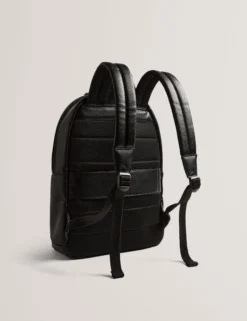 Rucksack aus Kunstleder mit Streifenmuster