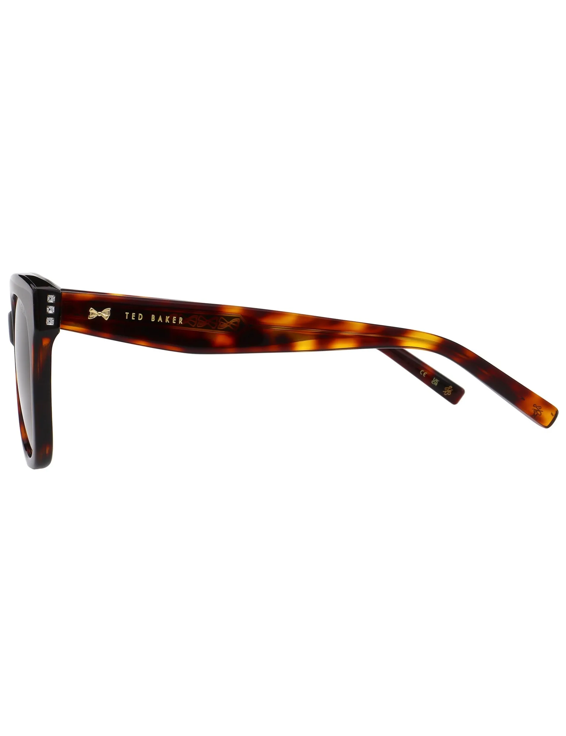 Runde Sonnenbrille mit klobigem Rahmen