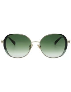 Runde Sonnenbrille mit Metallrahmen