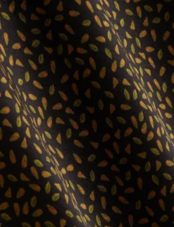 Satin-Slipkleid mit kleinem Print und abnehmbarem Oberteil