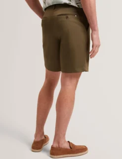 Slim Leg Stretch Cotton Chino Shorts