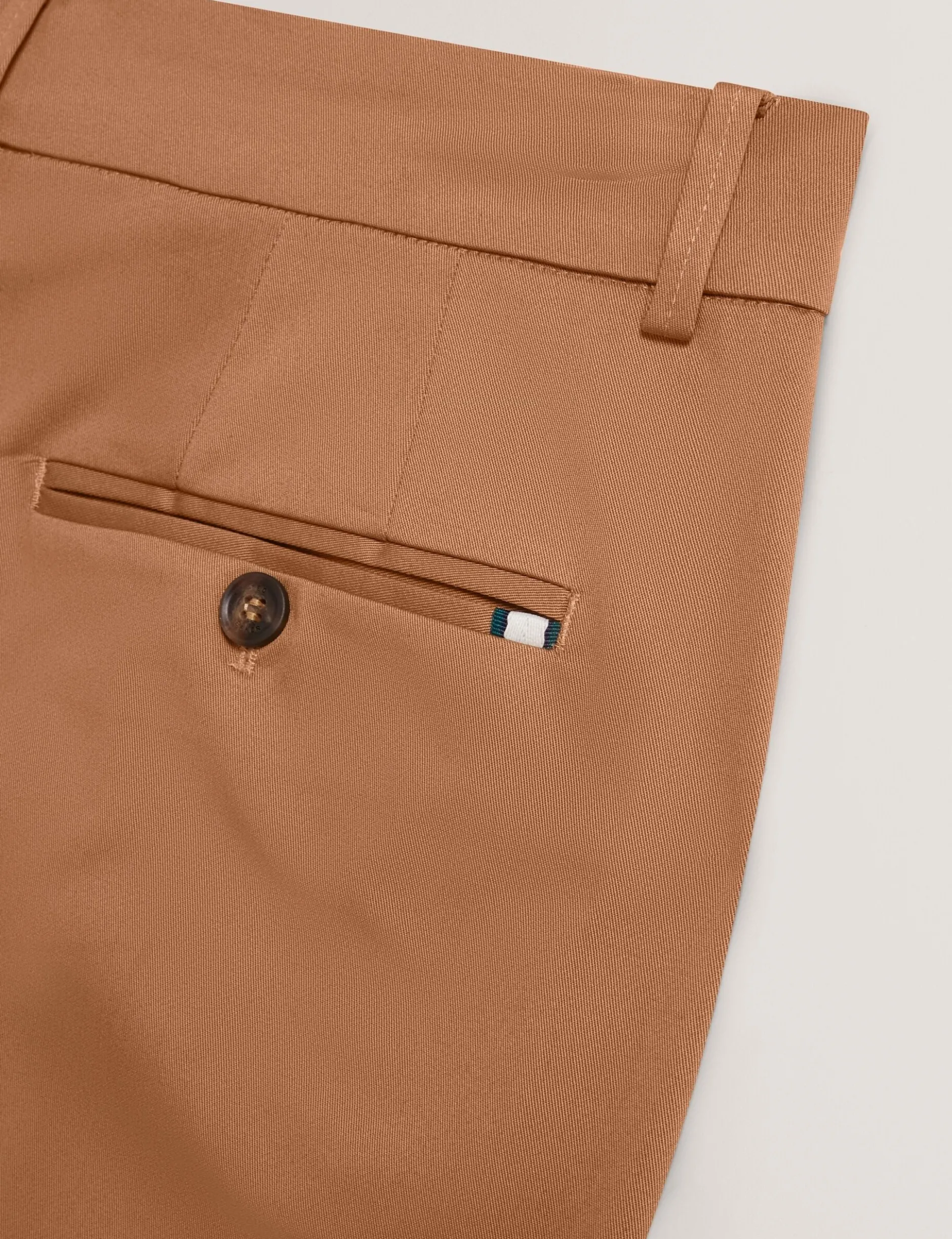 Slim Leg Stretch Cotton Chino Shorts