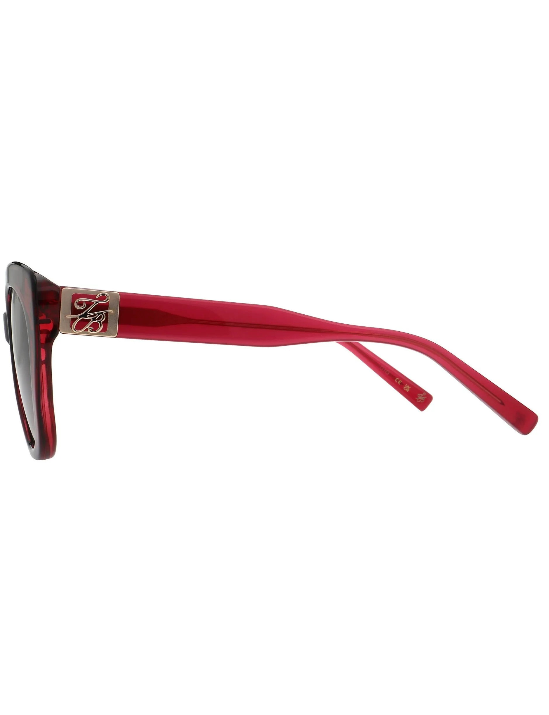 Sonnenbrille mit Schmetterlingsrahmen aus Acetat
