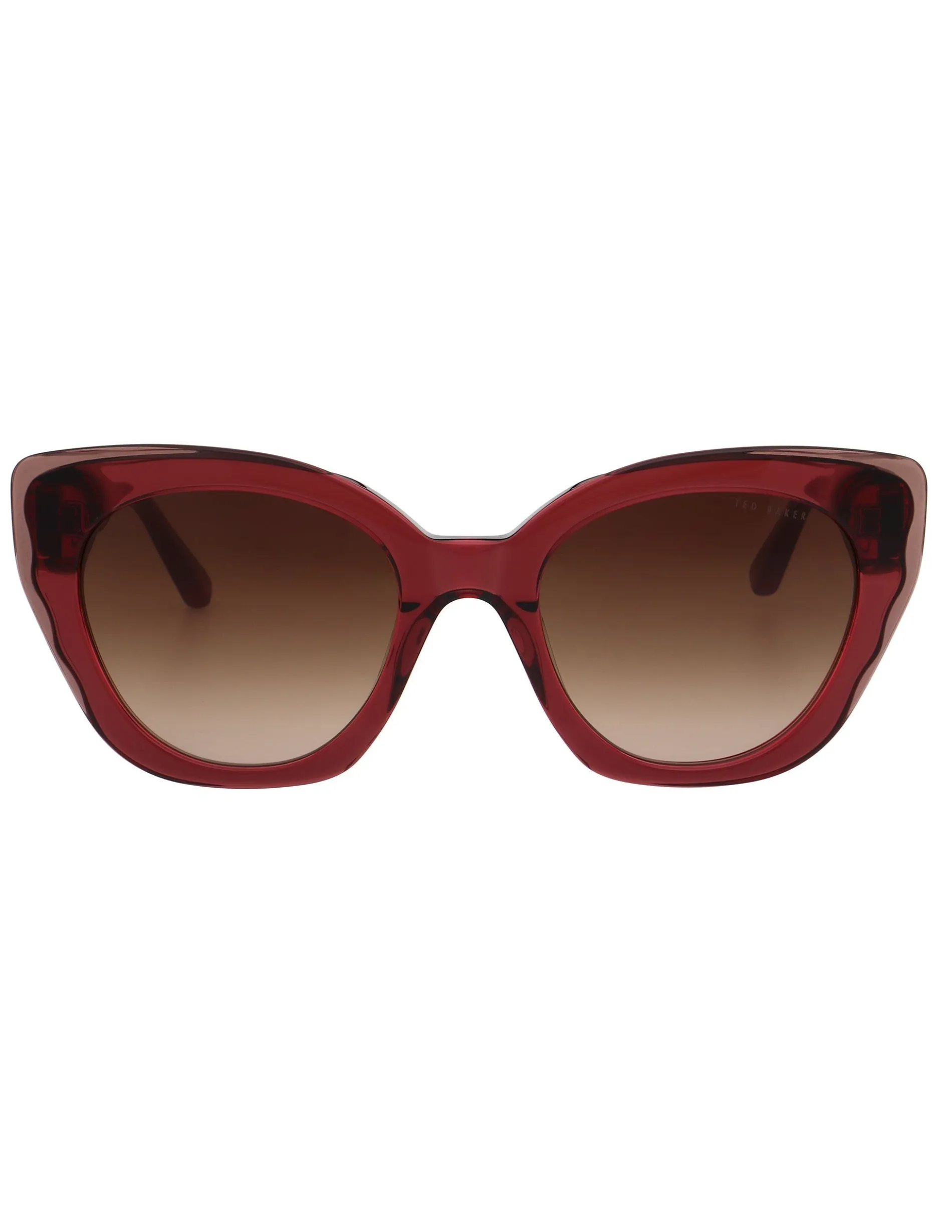 Sonnenbrille mit Schmetterlingsrahmen aus Acetat
