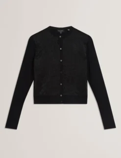 Strickjacke mit Schnürung vorne