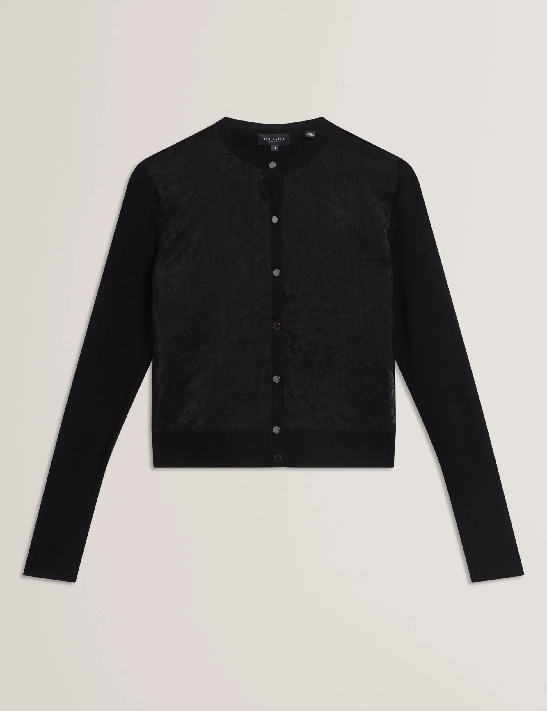 Strickjacke mit Schnürung vorne