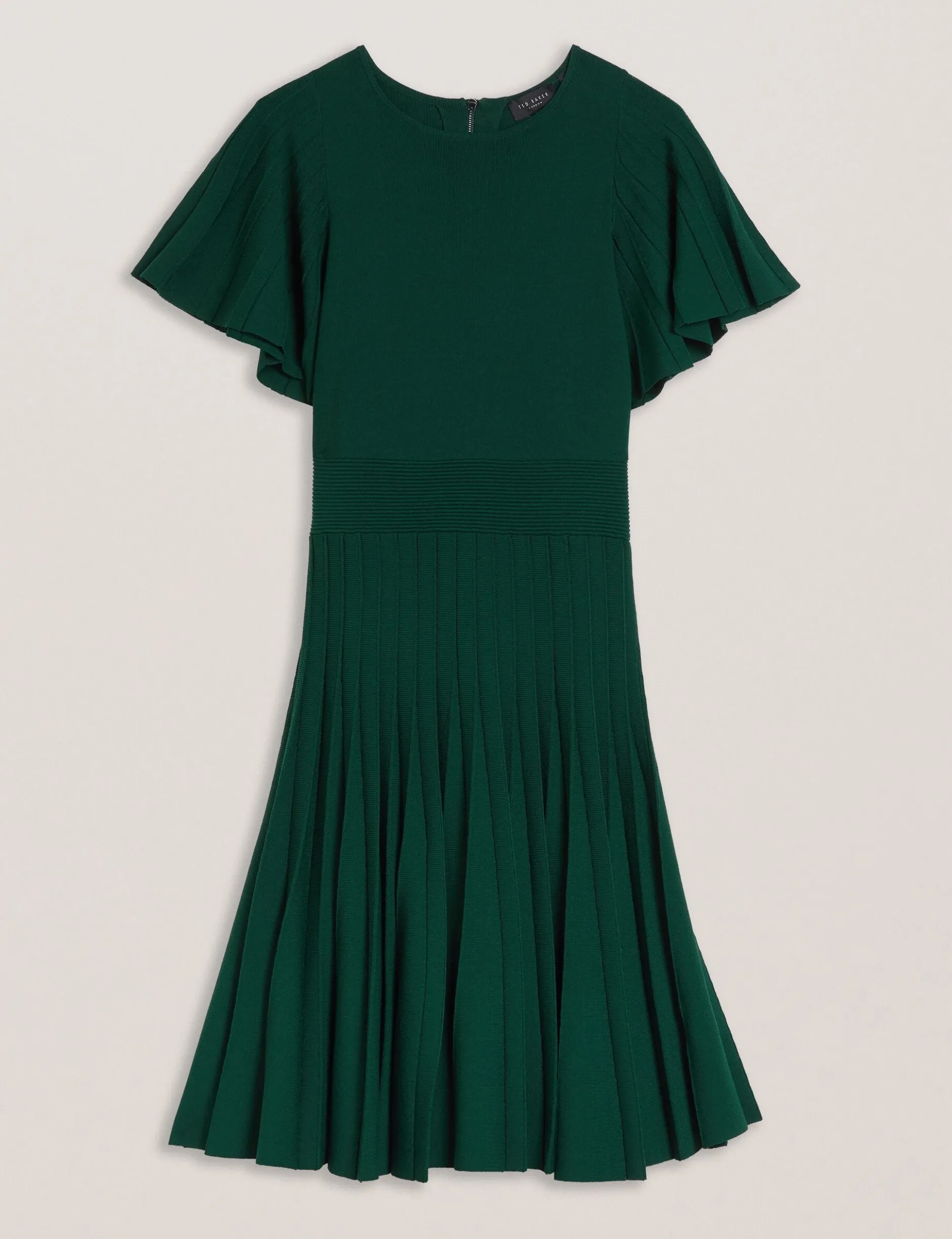 Strickkleid mit Engelsärmeln