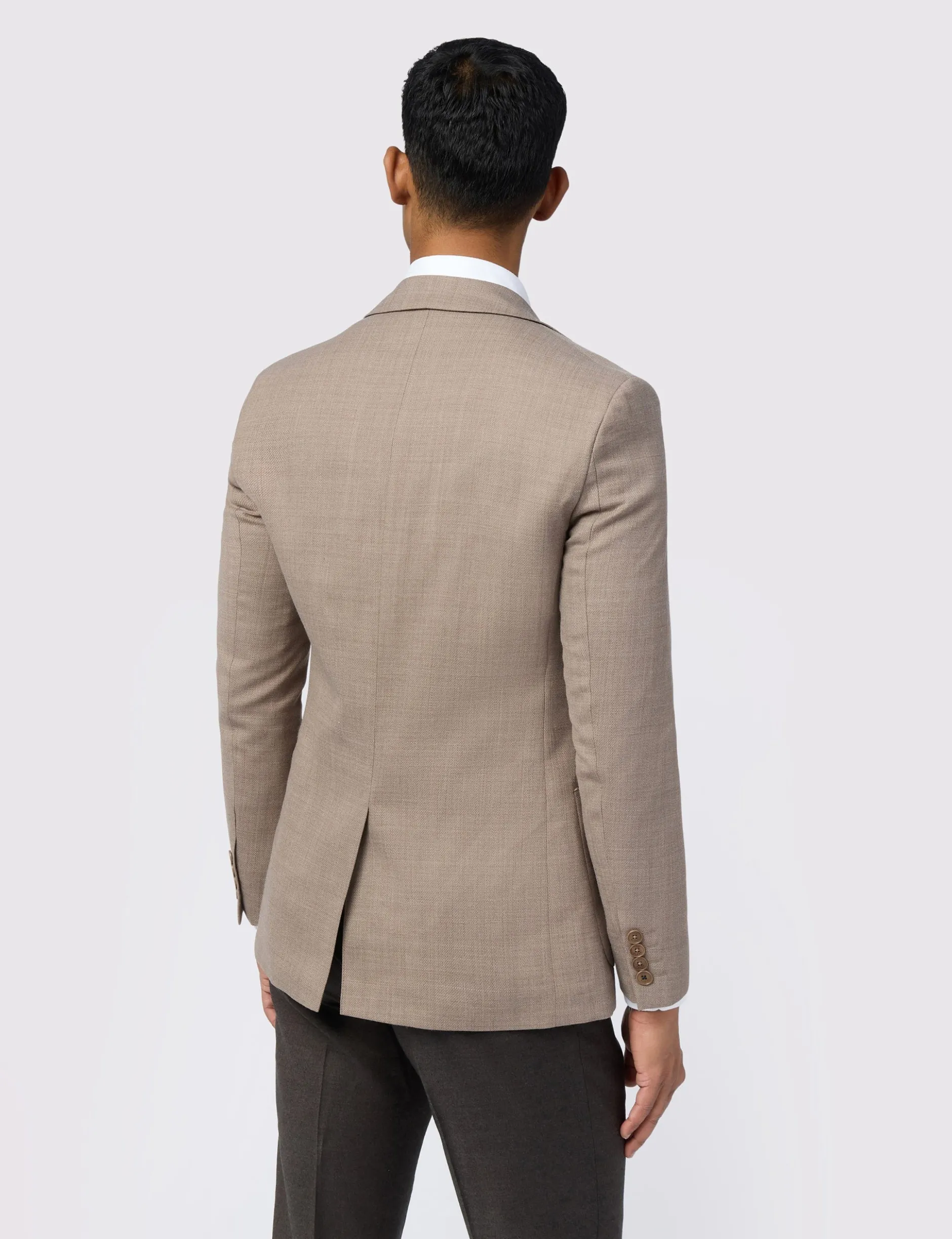 Strukturierter Blazer aus hochwertigem Wollmischgewebe
