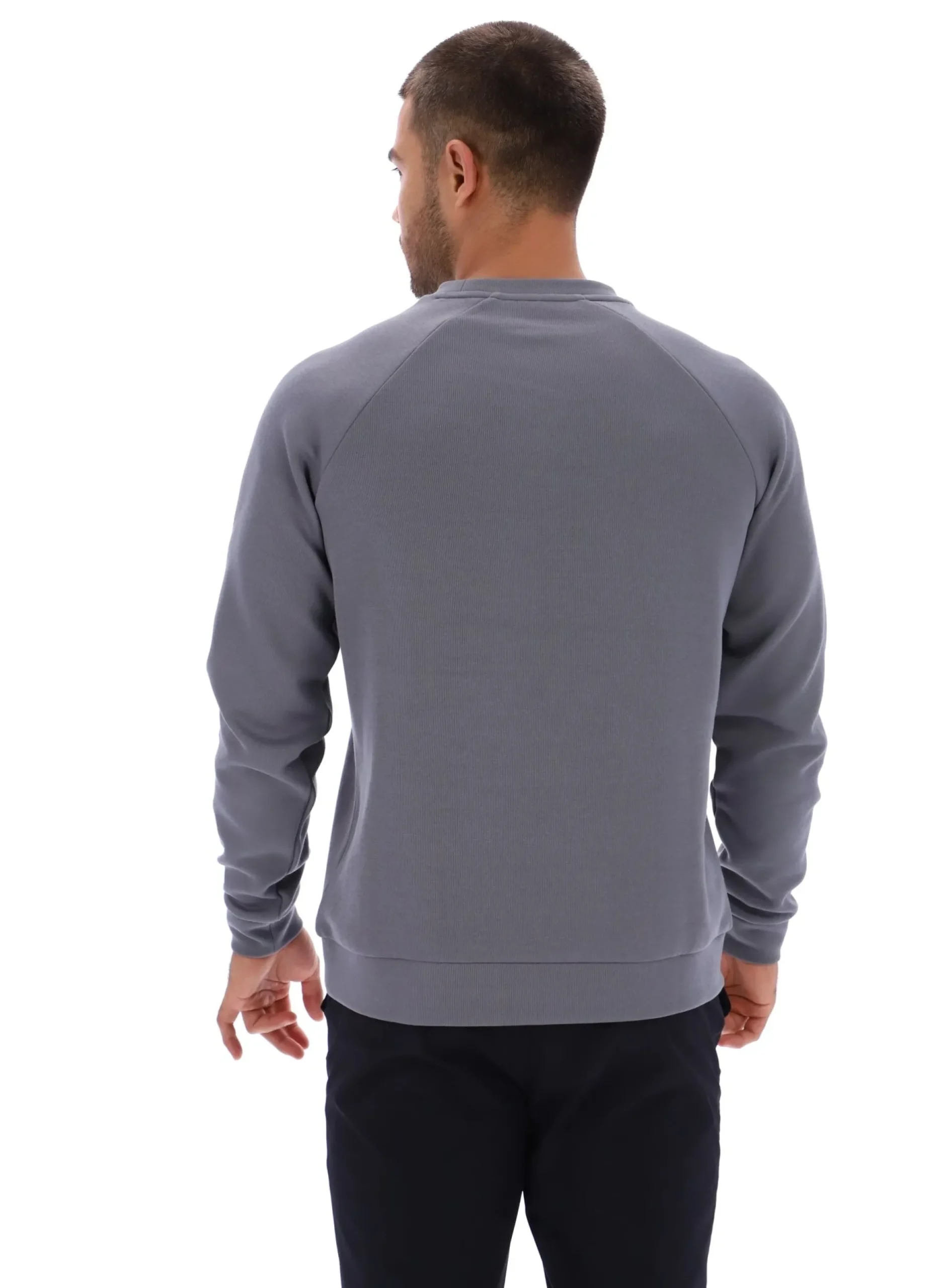 Trainings-Sweatshirt mit geprägtem Logo und Rundhalsausschnitt