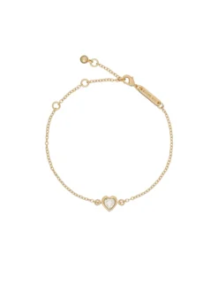 Verstellbares Armband mit Kristallherz