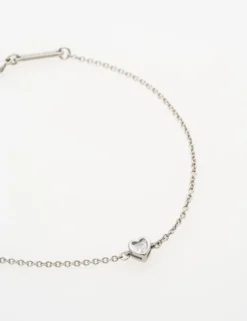 Verstellbares Mini-Kristallherz-Armband