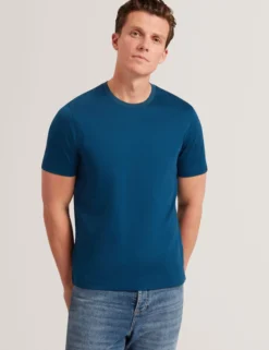 Weiches T-Shirt mit Rundhalsausschnitt