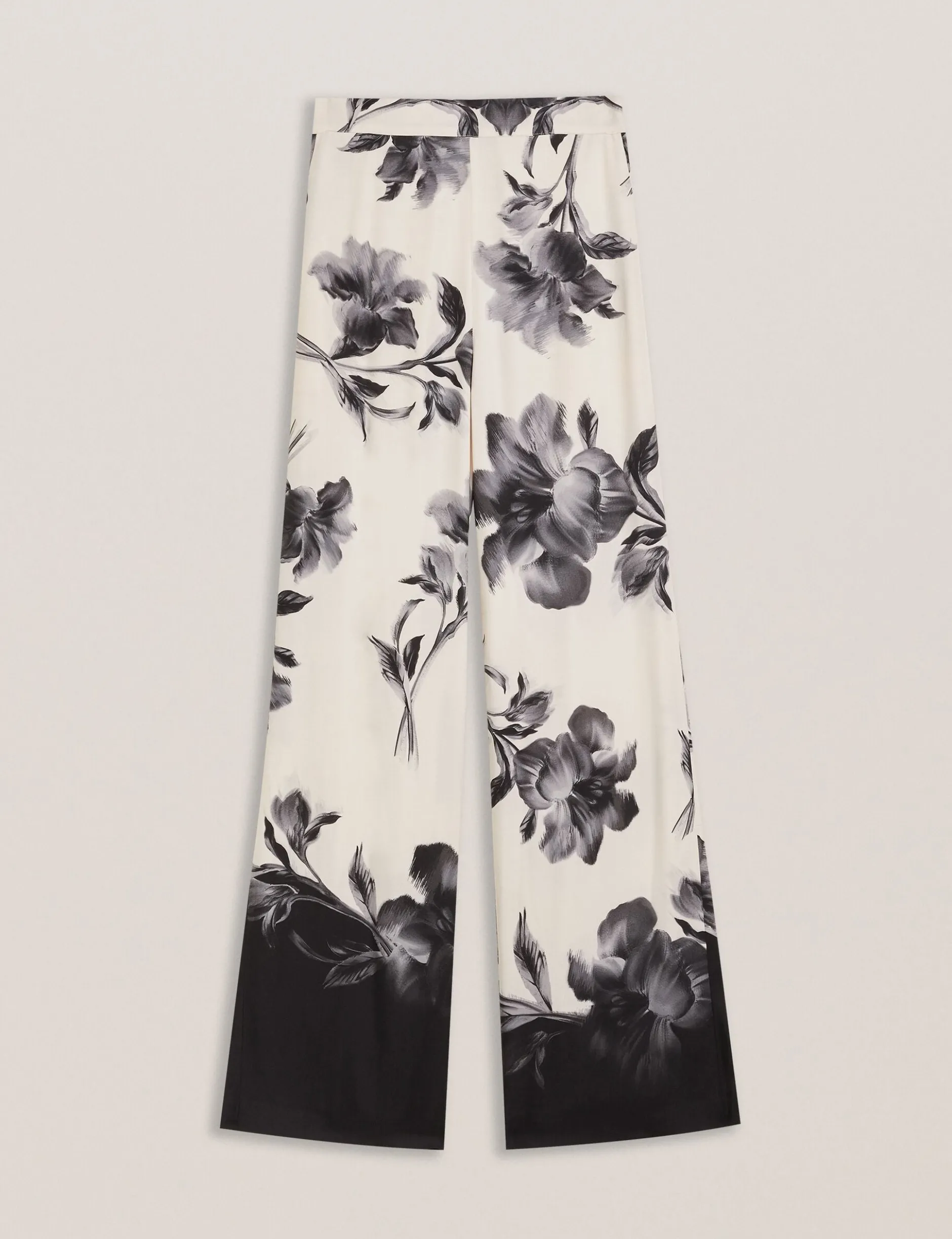 Weite Schlupfhose mit Blumenmuster