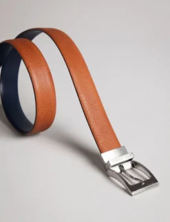 Wendbarer Gürtel aus poliertem Leder