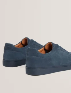 Wildleder-Sneaker mit niedrigem Schaft