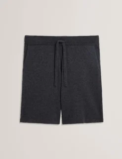 Wollstrick-Shorts mit geradem Bein